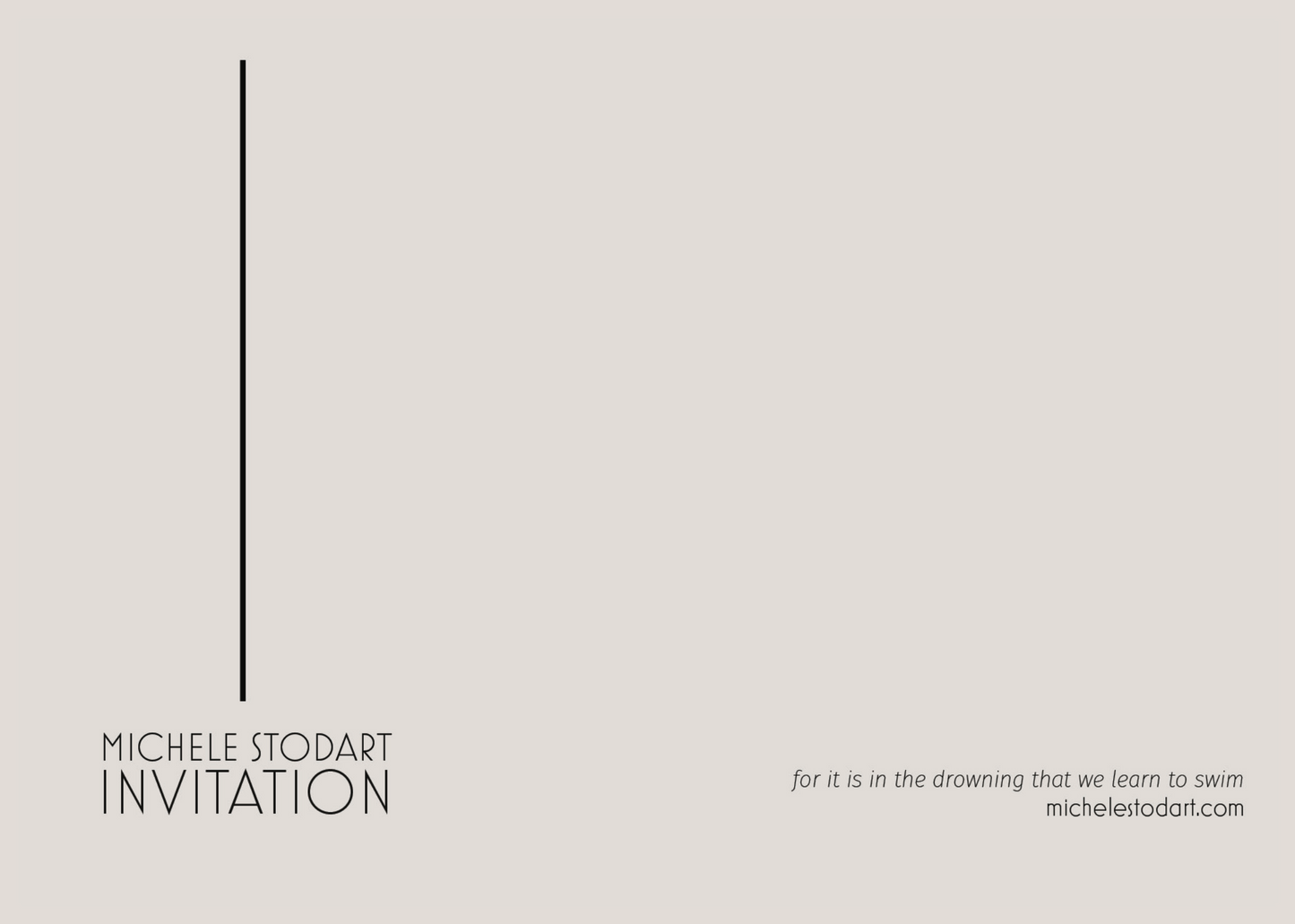 Invitation Pack of Postcards